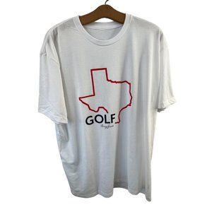 Swing Juice Golf Short Sleeve T-Shirt Mens L Crewneck Pullover White Soft Active